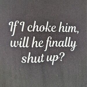 Fetish Femdom Kink Funny Humor T-Shirt Shut Up Novelty Tee, Medium D/S